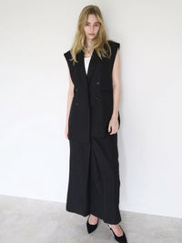 [ SAMPLE SALE ] long tailored gilet
