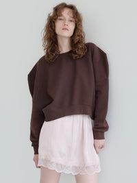 【AMOMMA】SATIN LACE SLIP DRESS