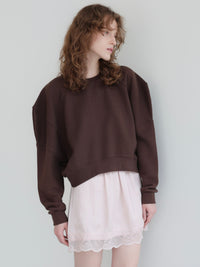 【AMOMMA】PUFF SLEEVE SWEAT - 起毛なし -
