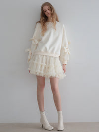 【AMOMMA】AUDREY TIERED TULLE SKIRT
