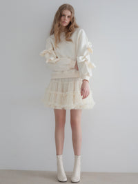 【AMOMMA】AUDREY TIERED TULLE SKIRT