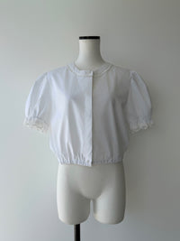 【SAMPLE SALE / miies miim】soft puff frill blouse