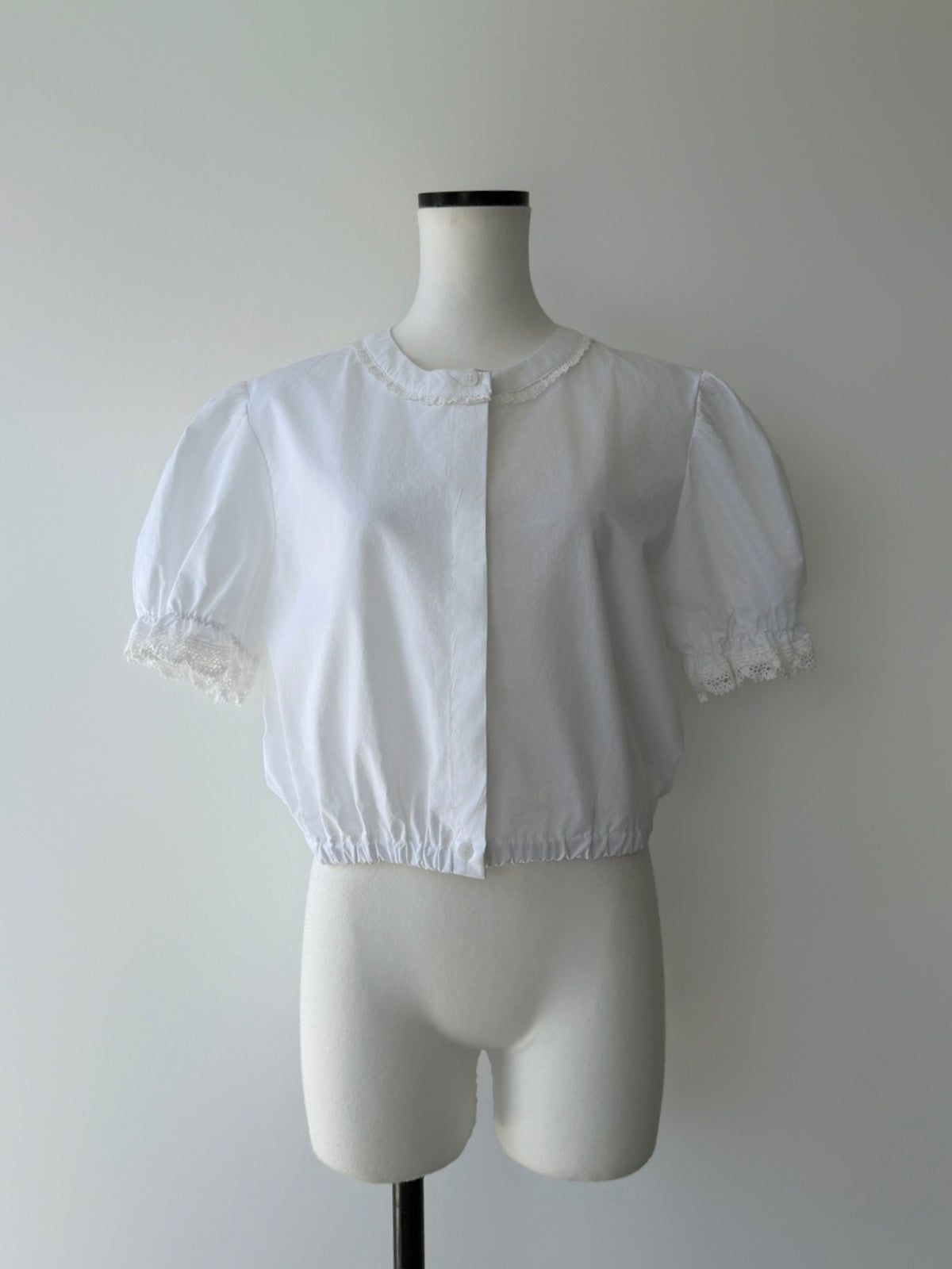 【SAMPLE SALE / miies miim】soft puff frill blouse