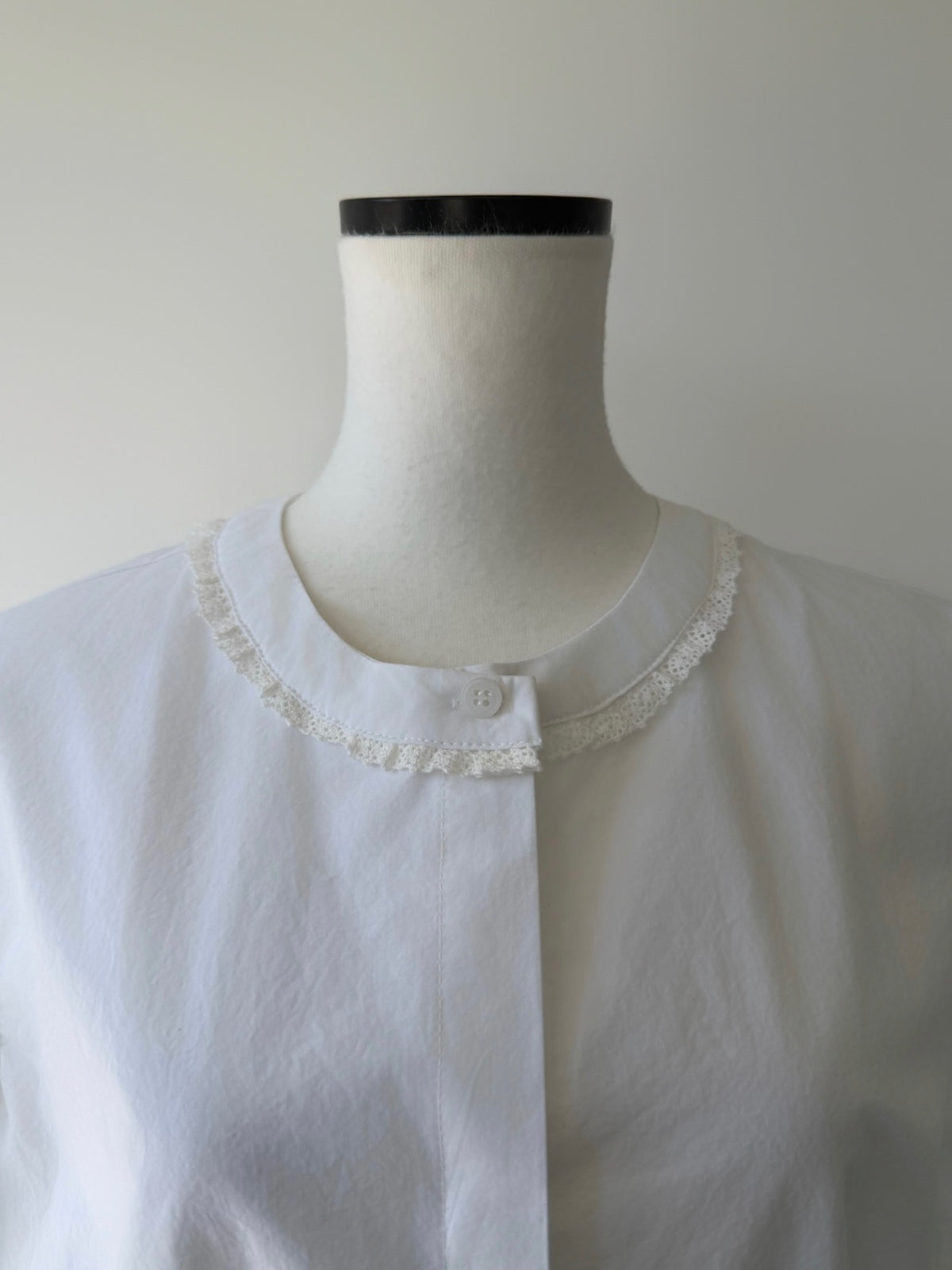 【SAMPLE SALE / miies miim】soft puff frill blouse