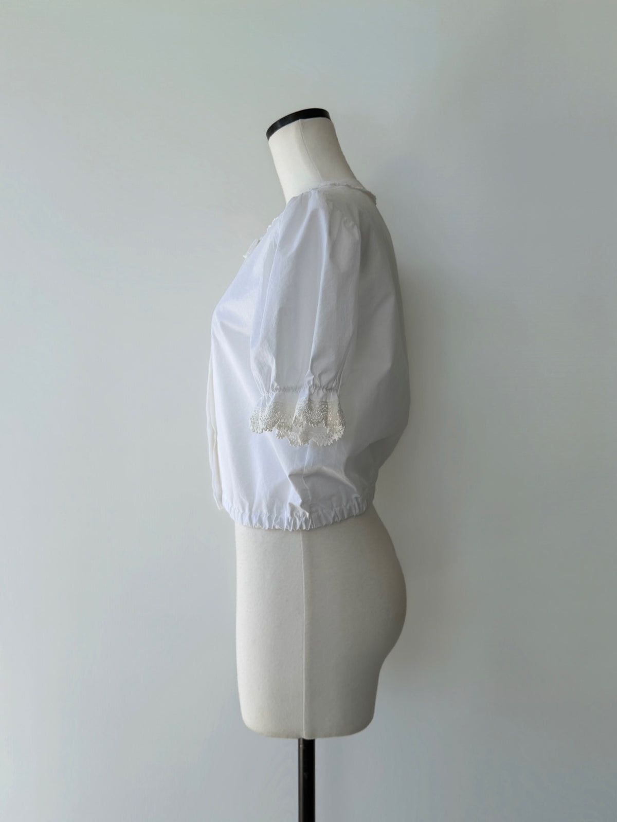 【SAMPLE SALE / miies miim】soft puff frill blouse