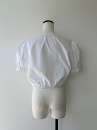 【SAMPLE SALE / miies miim】soft puff frill blouse