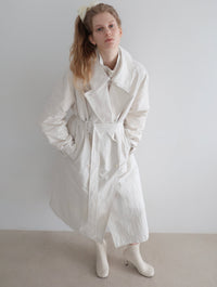 【AMOMMA】DOUBLE COLLAR TRENCH COAT