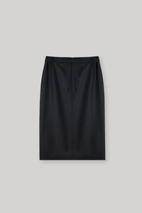 【ELBORN】Becca Wool Midi Skirt