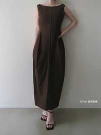Allure Silhouette Slinky Maxi Dress