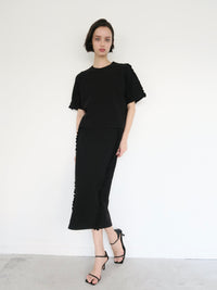 【SAMPLE SALE / swanë】 frill sleeves pullover