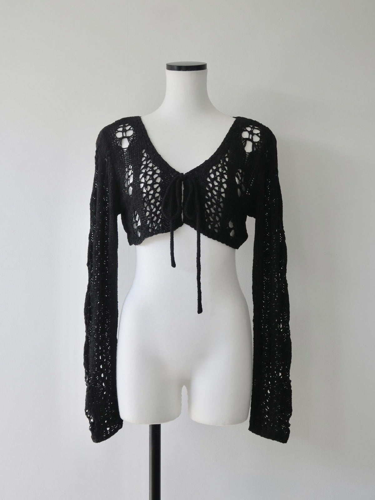 openwork knit bolero