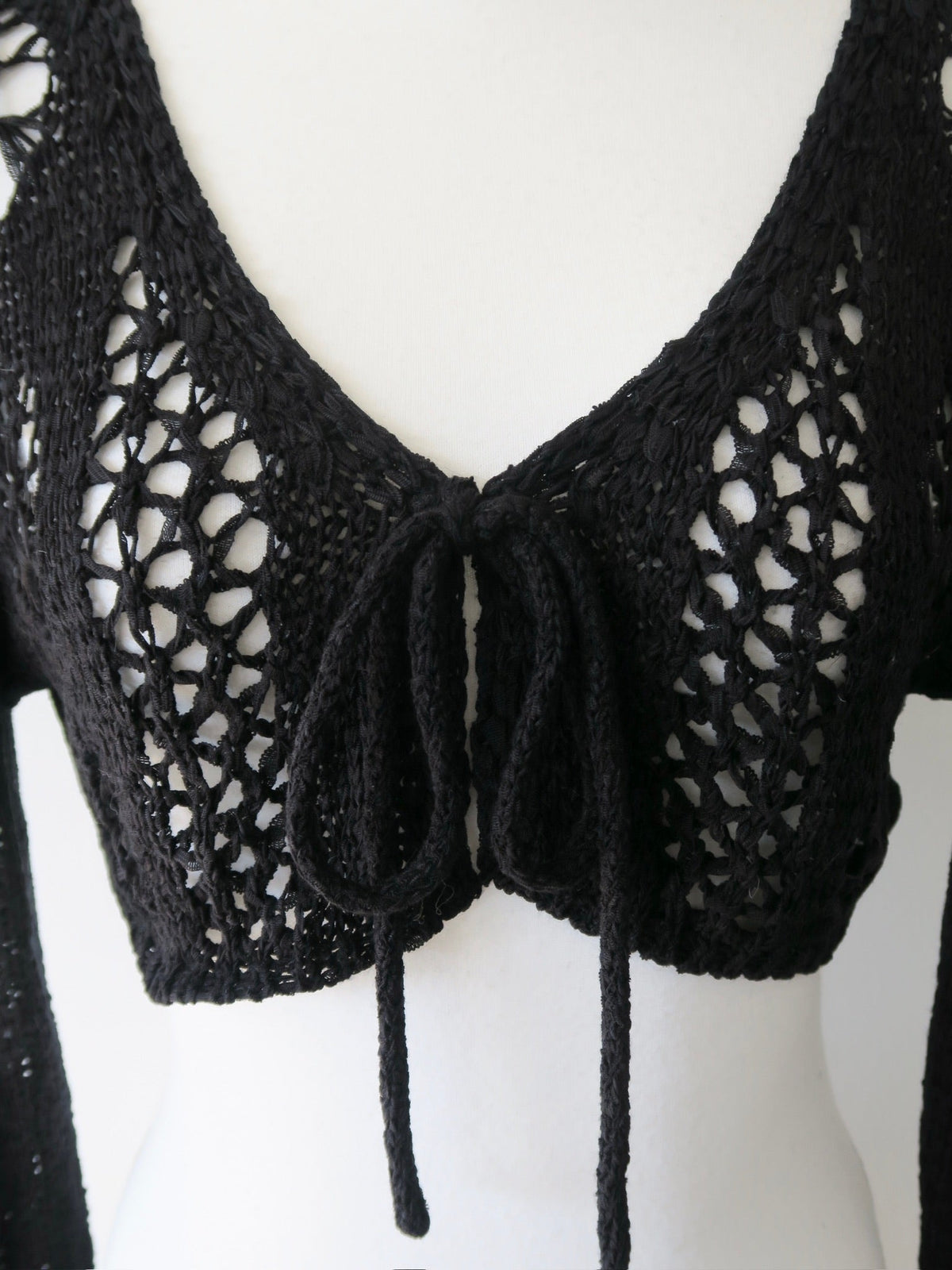 openwork knit bolero
