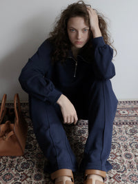 【NOWNS】Louis | Sweat zip tops