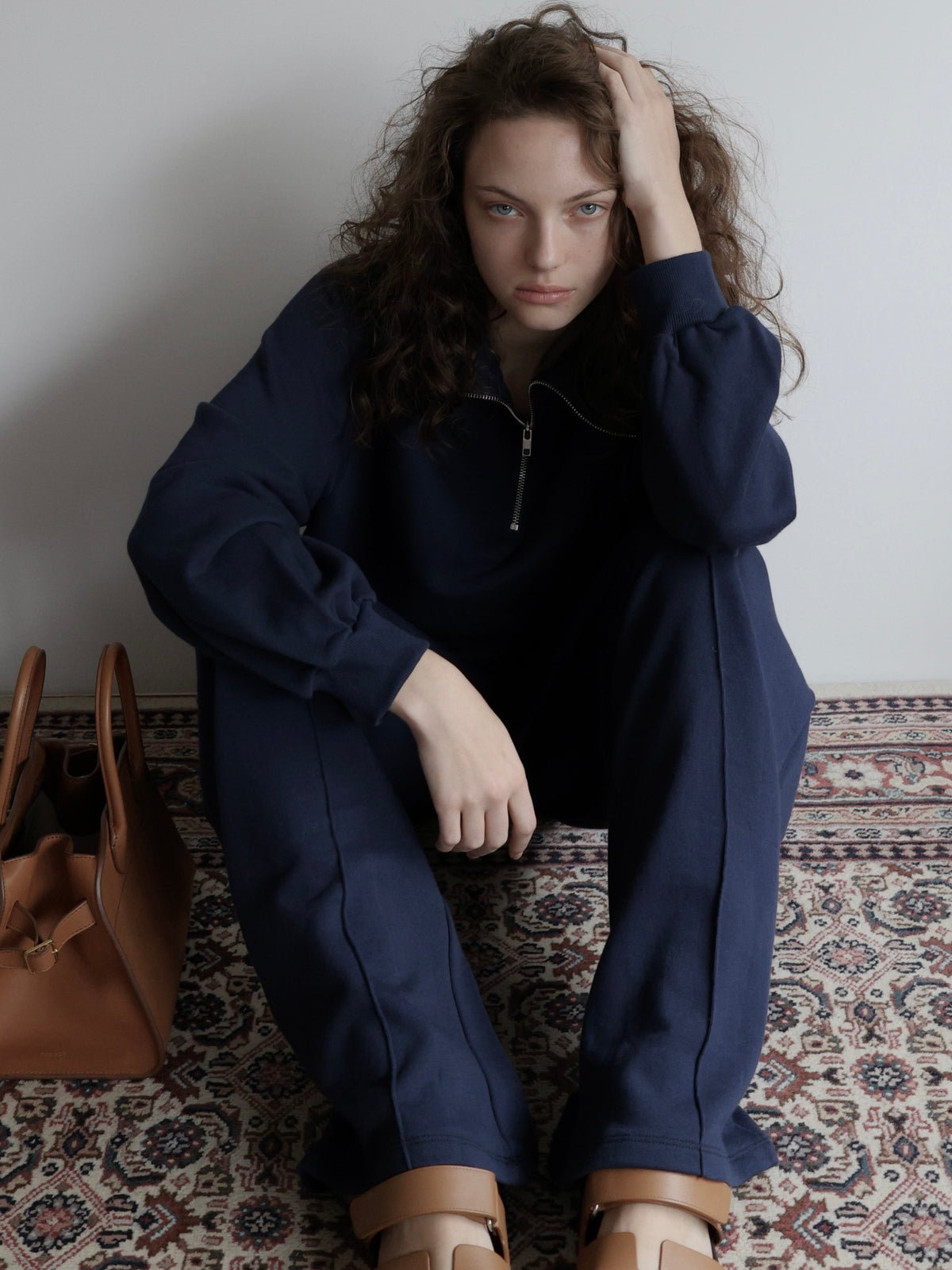 【NOWNS】Louis | Sweat zip tops