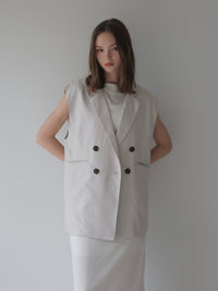 [ SAMPLE SALE ] long tailored gilet