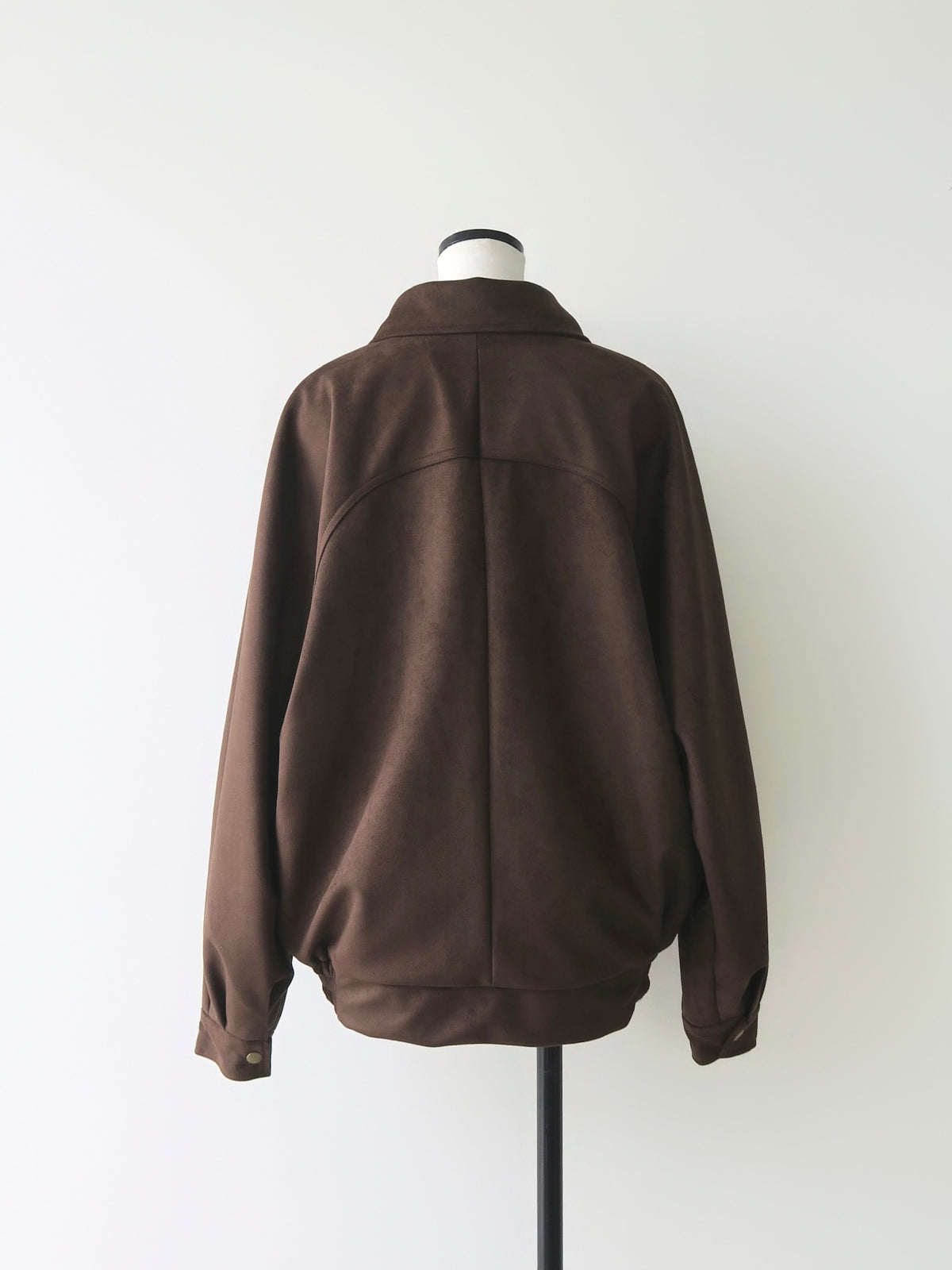 【célon】Suede Raglan Blouson