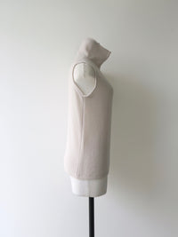 【célon】cashmere sleeveless knit