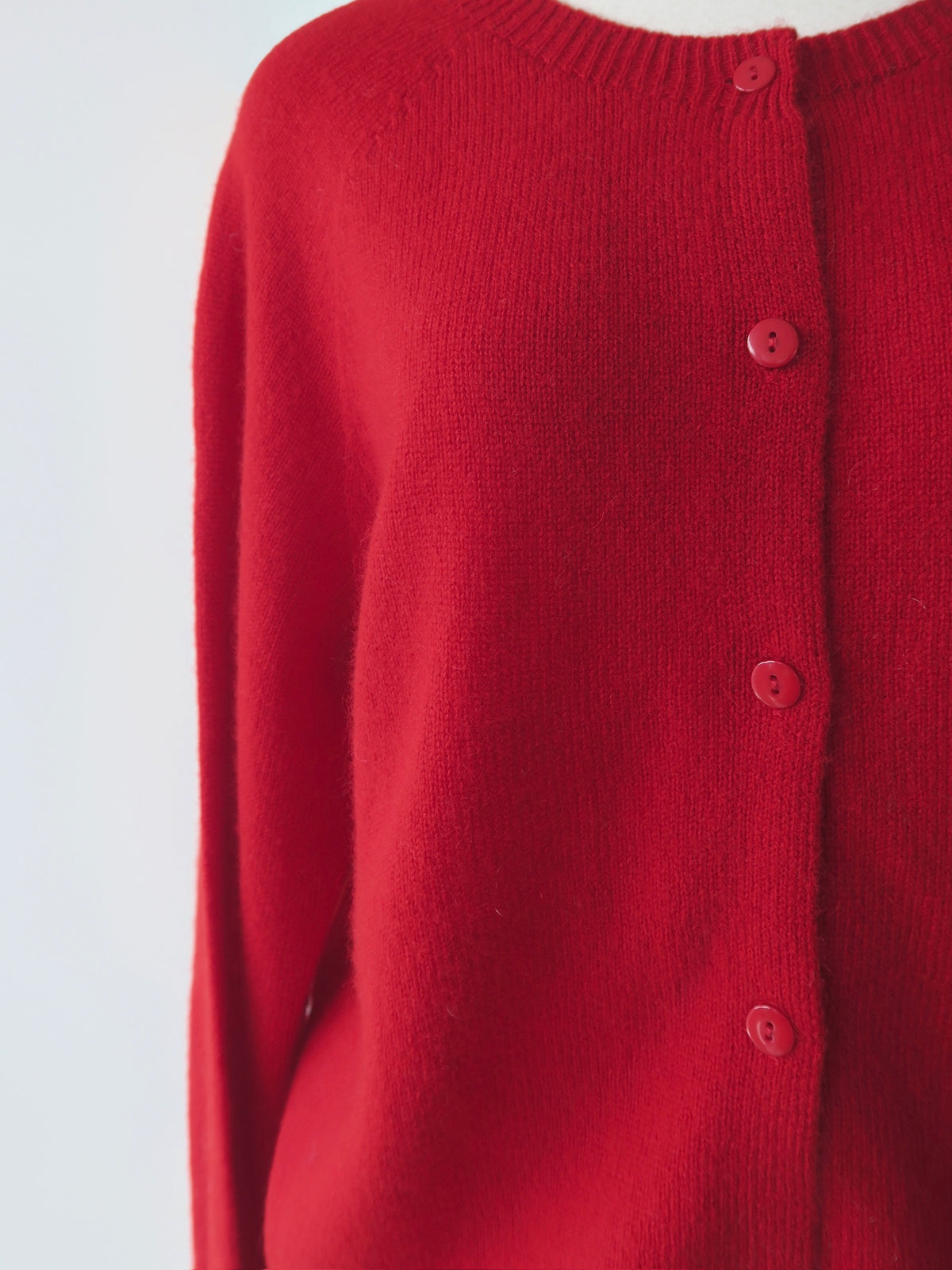 【NOWNS】Alice | Red Wool Ensemble Knit