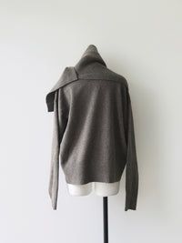 【NOWNS】Wilma | Wool cape knit