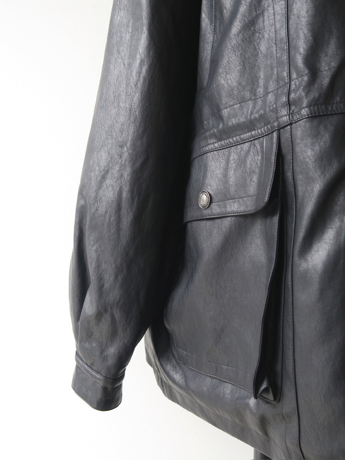 【NOWNS】Noa | Leather cargo jacket