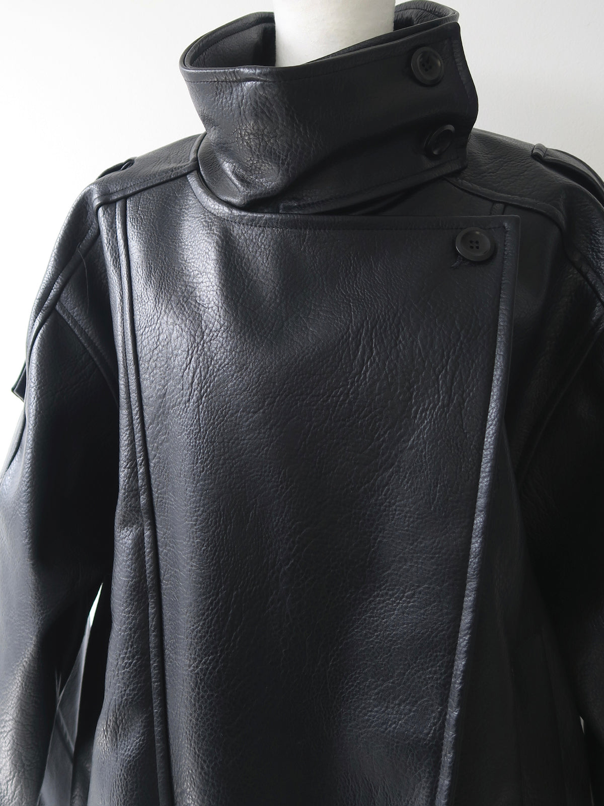 【NOWNS】Victoire | Oversized leather jacket