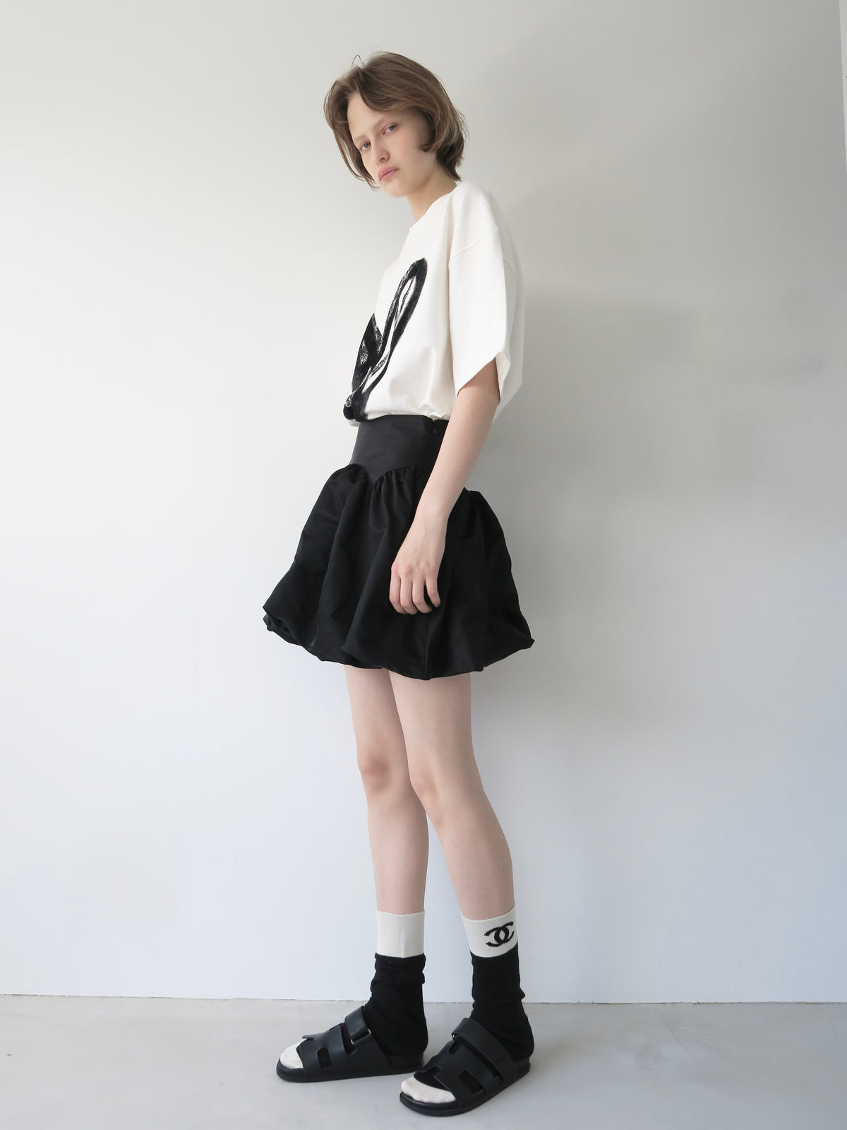 【SAMPLE SALE / AMOMMA】PUMPKIN BALLOON MINI SKIRT