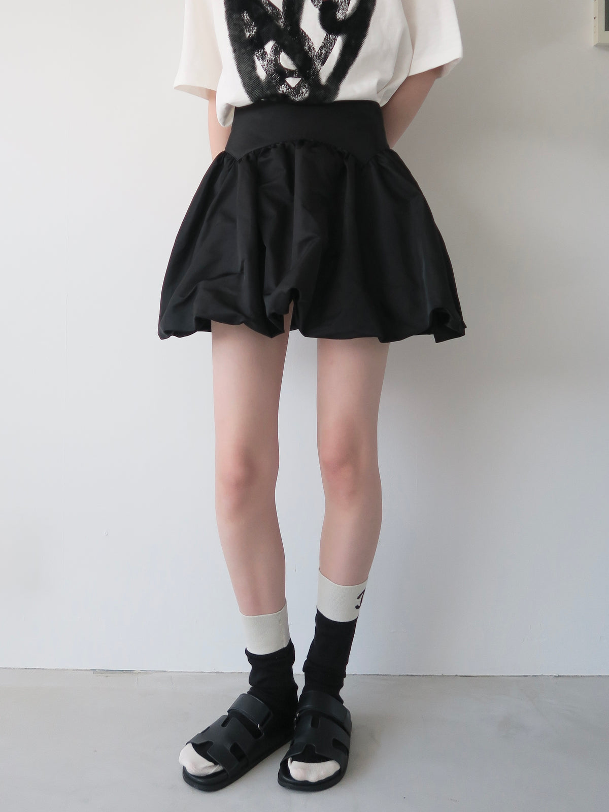 【SAMPLE SALE / AMOMMA】PUMPKIN BALLOON MINI SKIRT