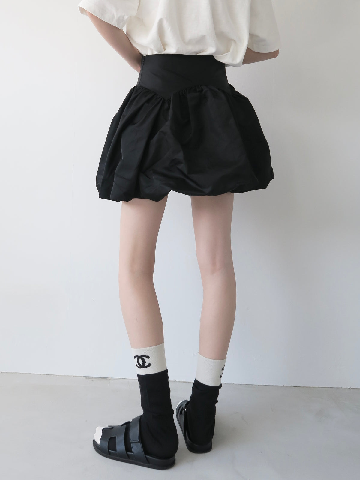 【SAMPLE SALE / AMOMMA】PUMPKIN BALLOON MINI SKIRT