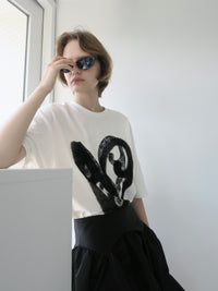 【SAMPLE SALE / AMOMMA】PUMPKIN BALLOON MINI SKIRT