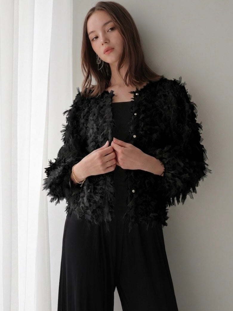 【SAMPLE SALE / AMOMMA】FRILL TEXTURE JACKET