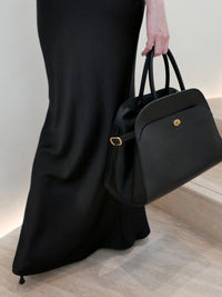 【NOWNS】Lulà | Satin sleek maxi skirt