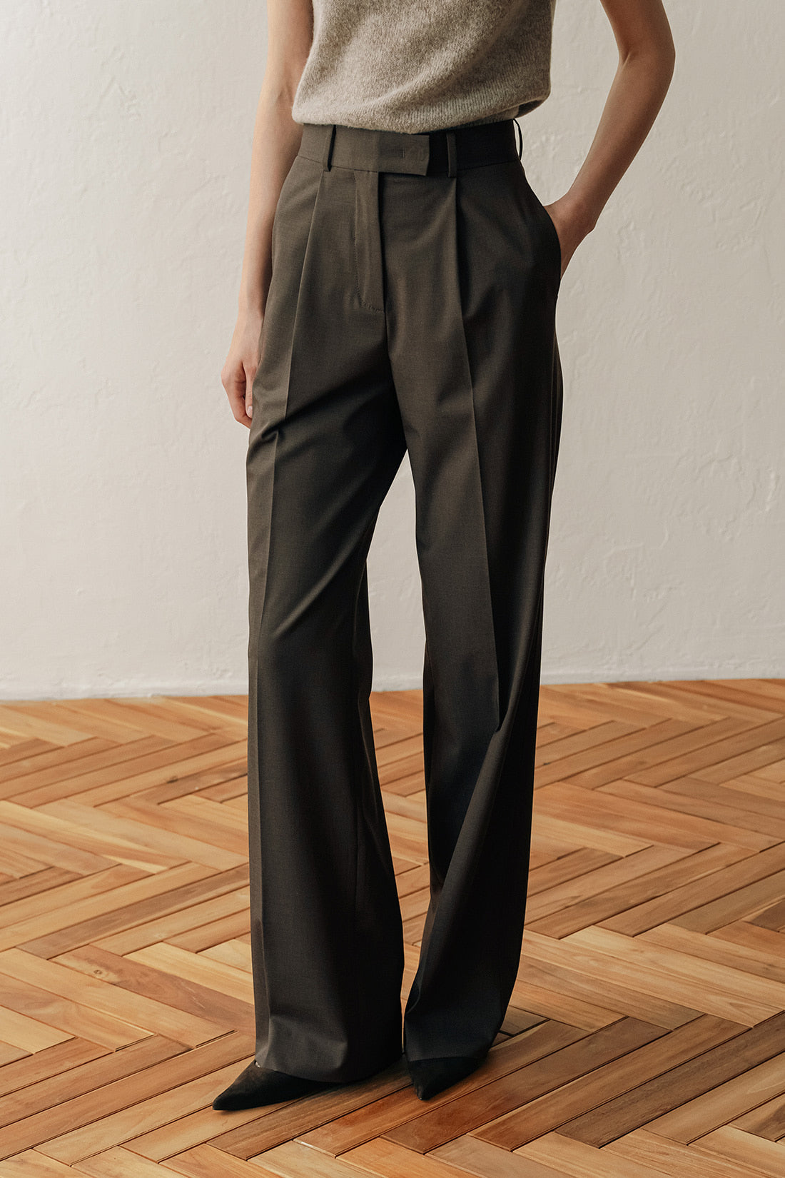【ELBORN】Polina Straight Pants