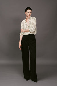 【ELBORN】Alexis Stripe Silk Shirt