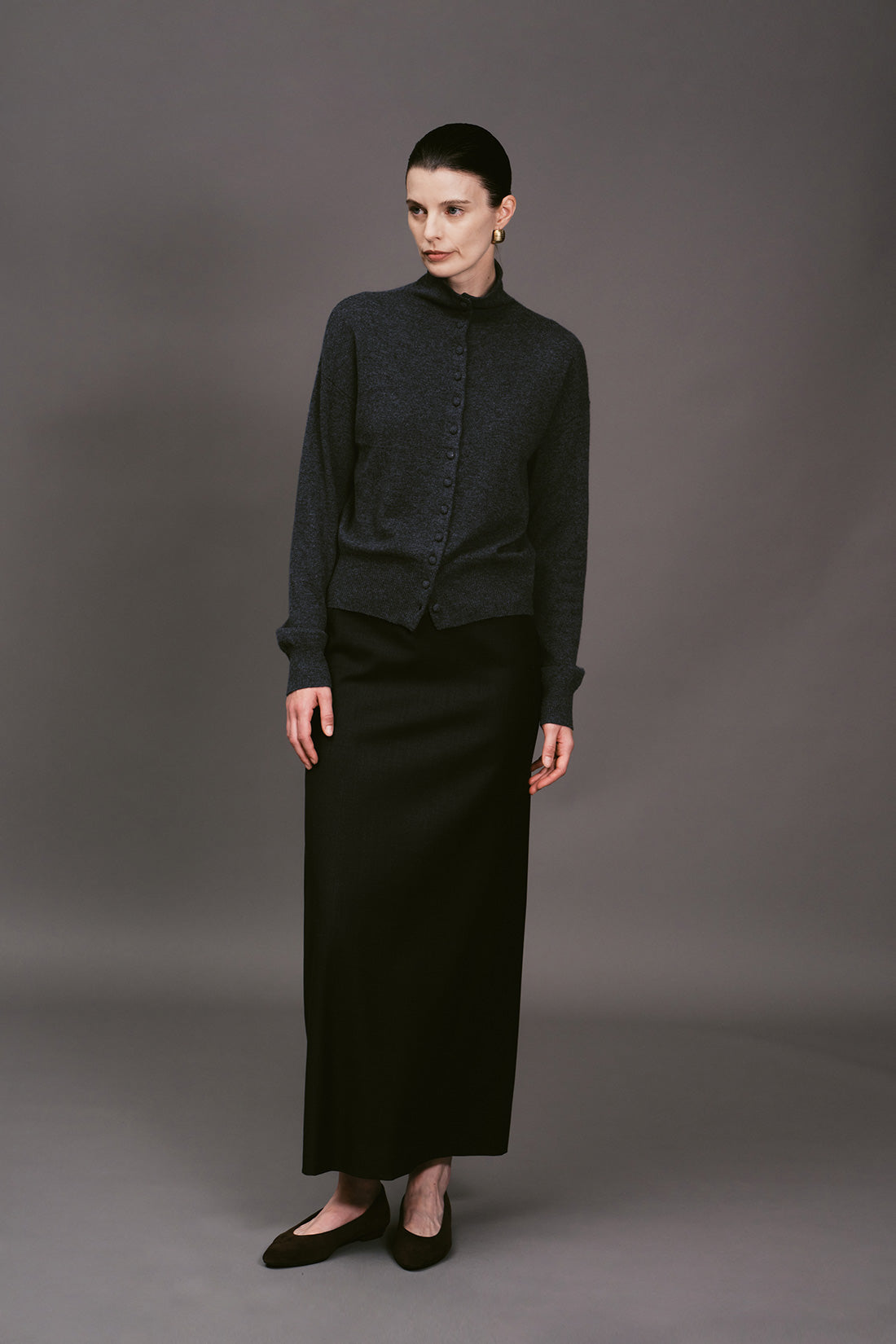 【ELBORN】Maeve Wool Cashmere Knit Cardigan