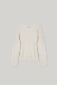 【ELBORN】Rona Wool V-neck Knit Top