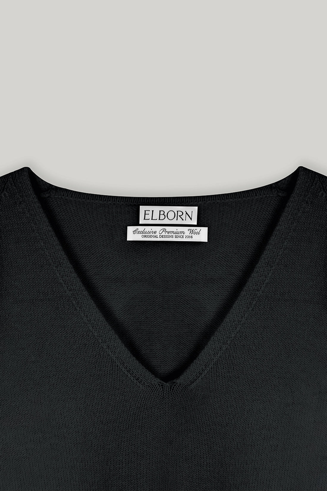 【ELBORN】Rona Wool V-neck Knit Top