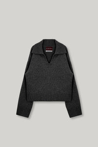 【ELBORN】Vaerin Wool Cashmere Collar Knit
