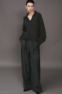 【ELBORN】Vaerin Wool Cashmere Collar Knit