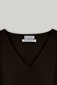 【ELBORN】Rona Wool V-neck Knit Top
