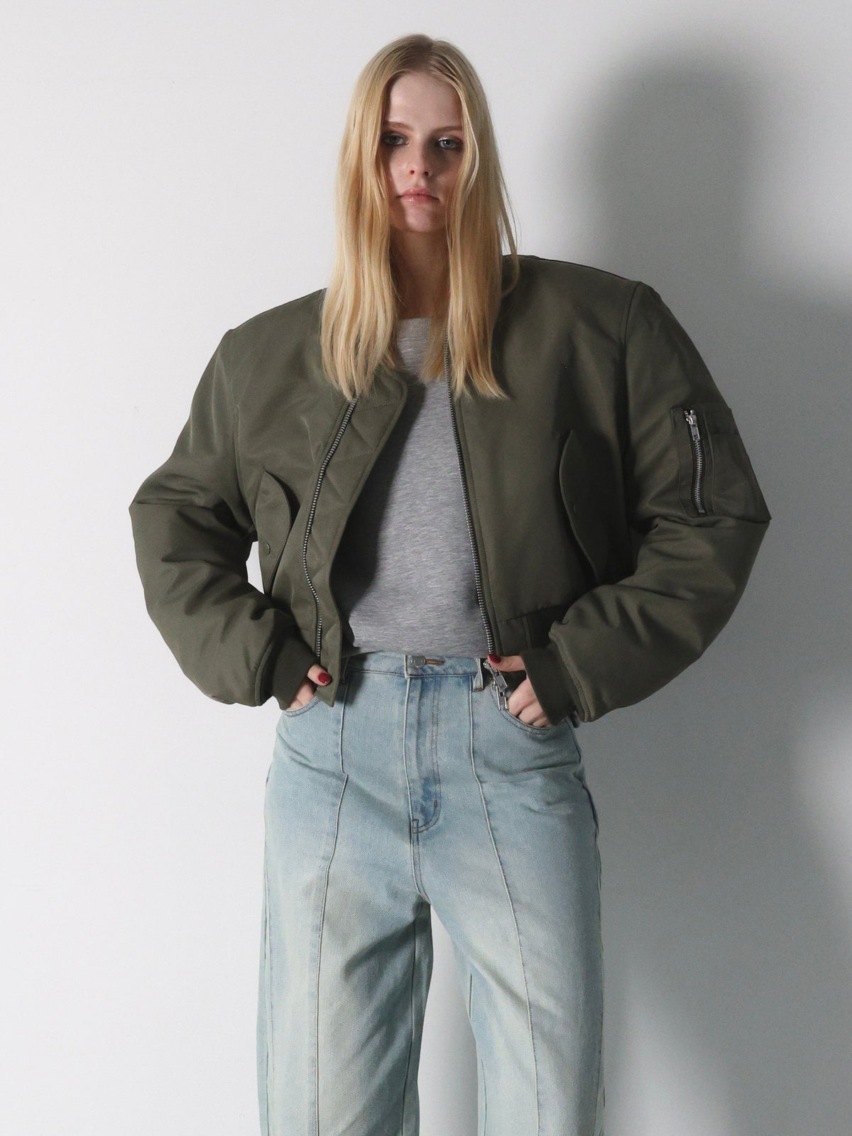 【SAMPLE SALE / AMOMMA】PADDED MA-1 JACKET
