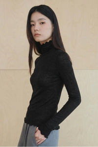 【KUMÉ】Layering Turtleneck Top