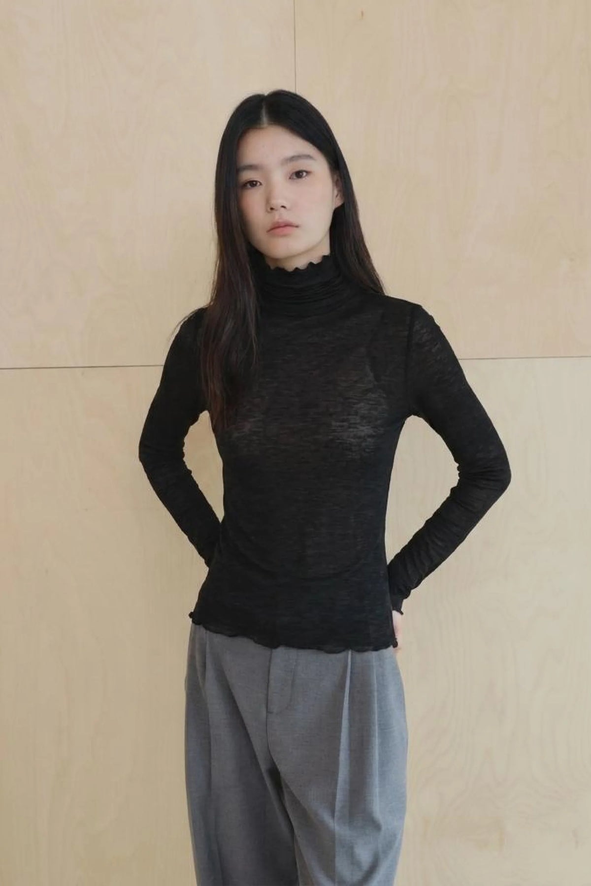 【KUMÉ】Layering Turtleneck Top